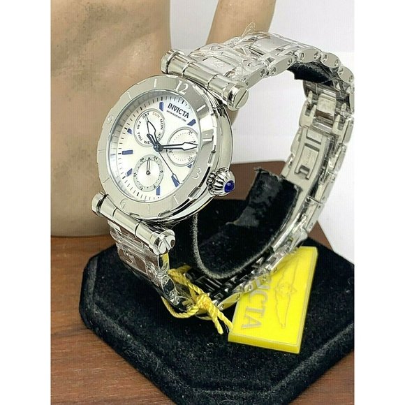 Invicta Women's Watch 24427 Subaqua Silver Tone Stainless Quartz MOP White Dial - Picture 2 of 12